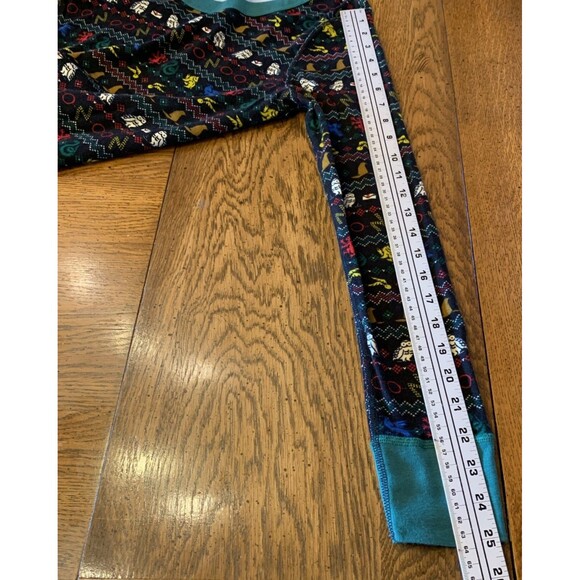 Harry Potter Pajama Long John Top Adult Sz Large Wizard Organic Hanna Andersson - Picture 10 of 10